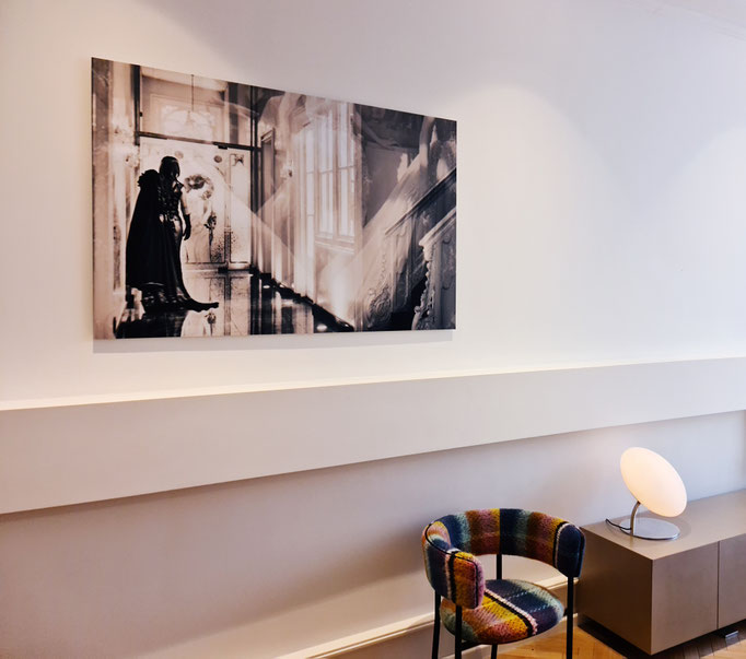 Series Sem on the wall in a client's home
