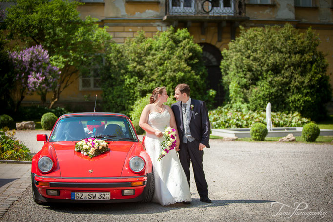 Hochzeitsfotograf Ichenhausen, Oldtimer, Porsche