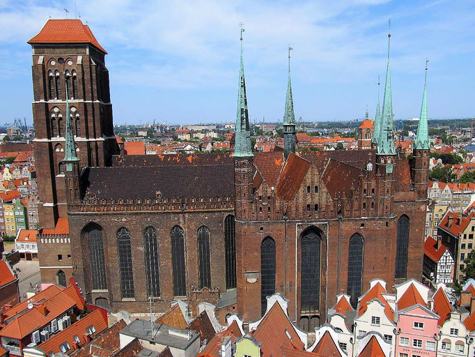 Marienkirche / Ansicht  vom Rathausturm