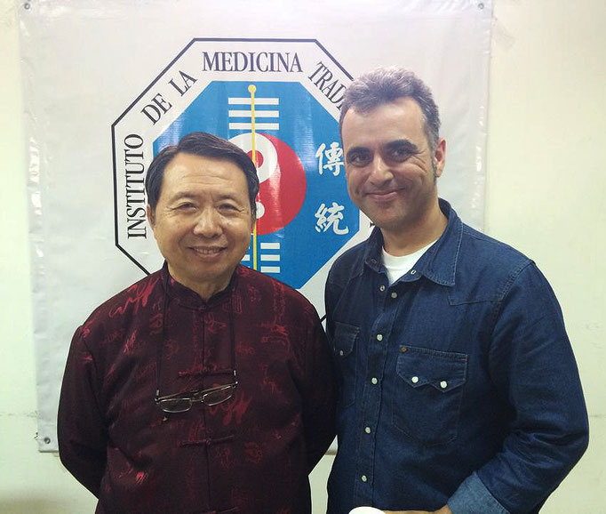 Con el "Dr. Chung" en una "Charla de Medicina Tradicional China", IMTC Agosto de 2014