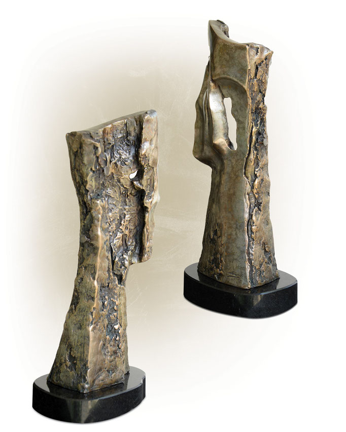 LES CLOUS DE LA MEMOIRE, Bronze -  14 X 9 X 37 cm