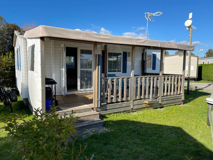 Vente mobilhome occasion camping Fort-Mahon Quend Baie de Somme