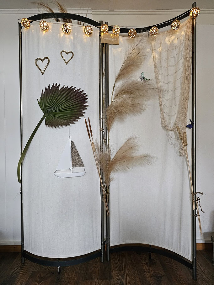 Paravent avec amour pour les détails  