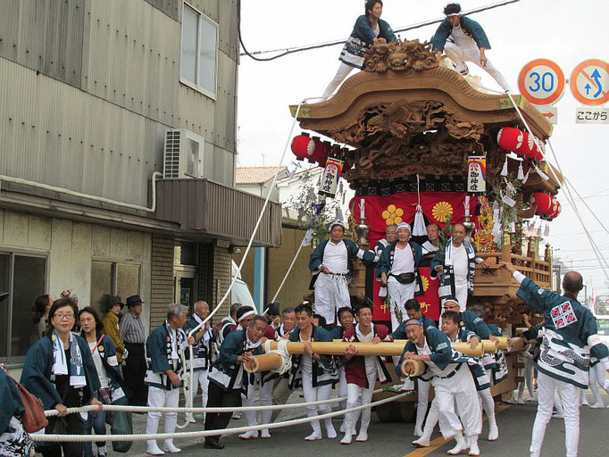 中野本町地車曳行大字中野