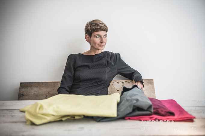 Businessfotografie: Geschäftsführerportrait bzw Charakterportraits einer Modedesignerin für ein Magazin