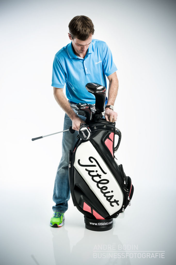 Businessfotografie: Geschäftsführerportrait bzw Charakterportraits für einen Golflehrer