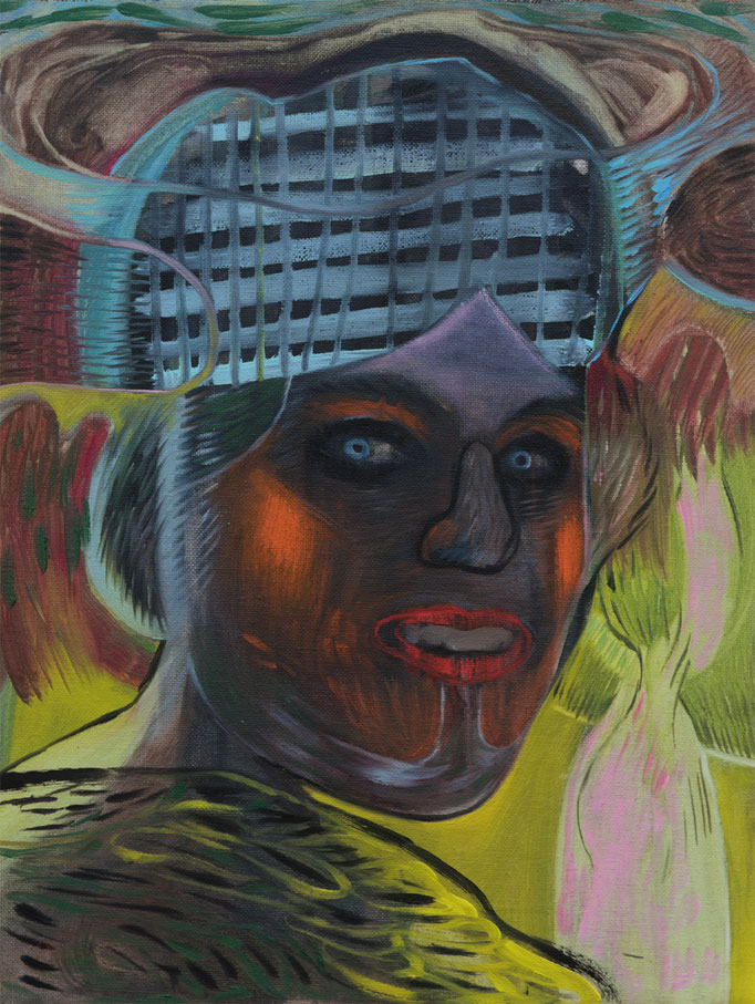 Britt Black (the Legacy, Nr 143) --- oil and acrylic on canvas --- 30,5 cm x 40,6 cm --- 2023