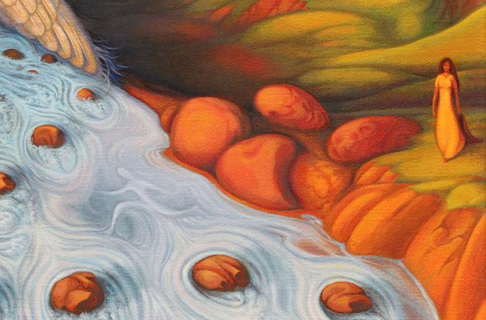 "The river of joy" - detail  