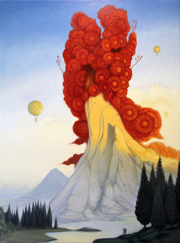 "The Crown of Victory" - Oil on canvas 81 x 60cm