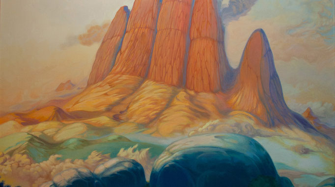 "All gold in the world" - Central part, detail