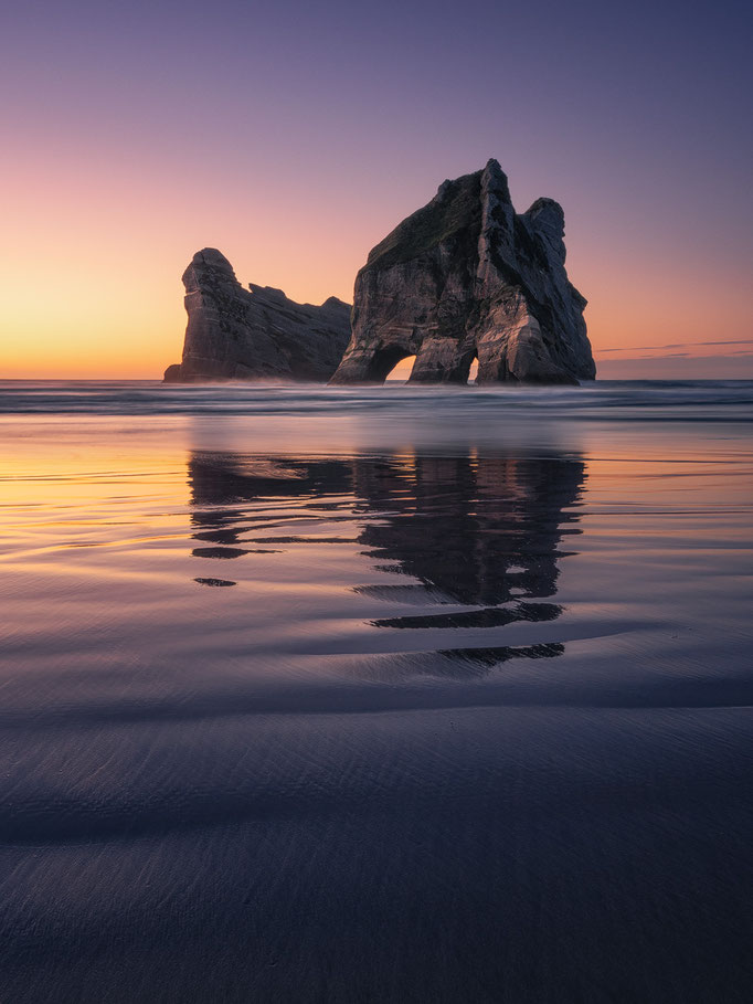 Wharariki Beach, South Island, New Zealand