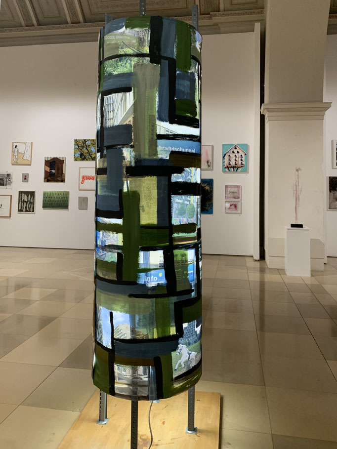 Monika Humm: Installation Seestadt Aspern in der Ausstellung Full House, 2025