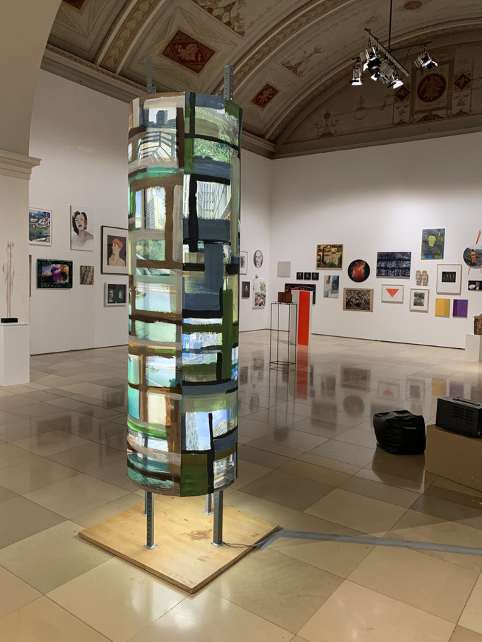 Monika Humm: Installation Seestadt Aspern in der Ausstellung Full House, 2025