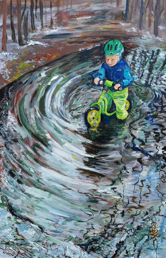 Yuri, 40 x 60 cm, Acryl