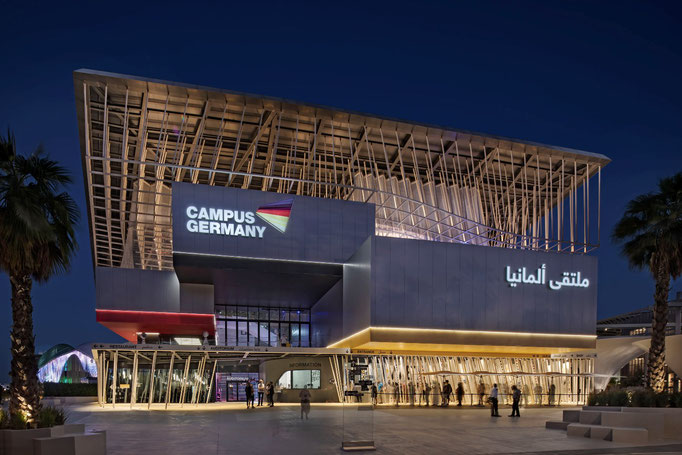 Pavilion Construction | German Pavilion, Expo 2020 Dubai. Copyright: Andreas Keller