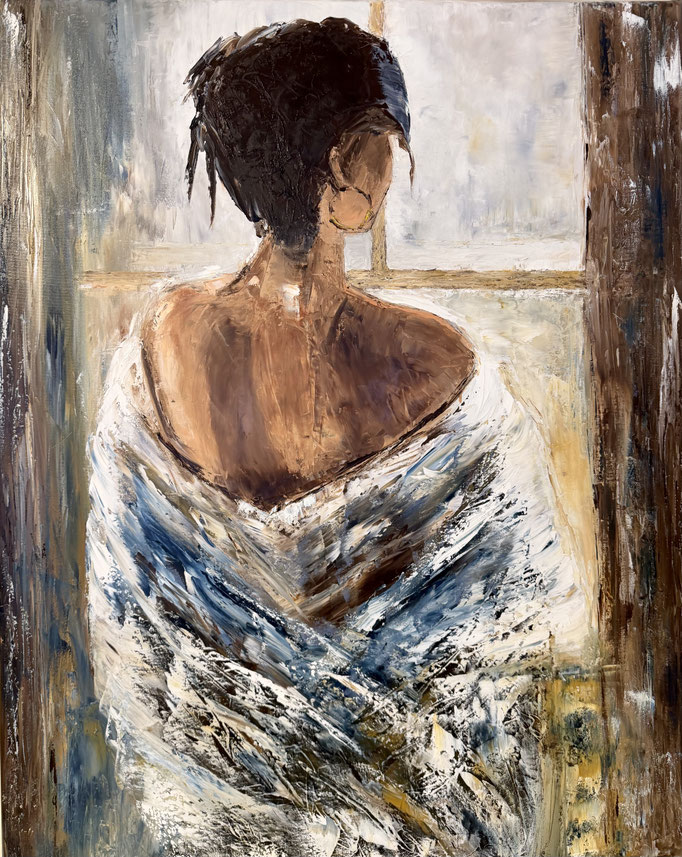 Öl auf Leinwand, 80 x 100 cm, gespachtelt