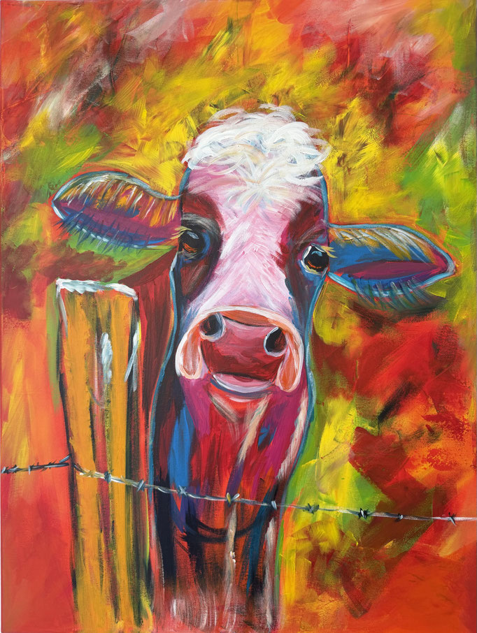 Acryl auf XL-Leinwand, 60 x 80 cm, Pop Art
