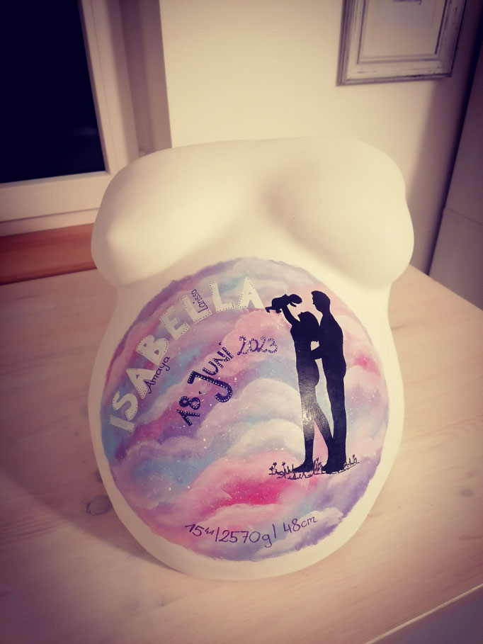 Babybauch Baby Girl Sillhouette - Mariposa Styling mit Stil Wien und Umgebung©Mariposa