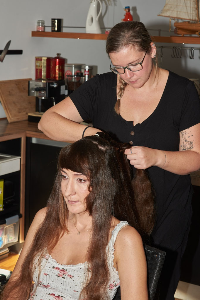 Getting ready Braut Haare - Mariposa Styling mit Stil Wien und Umgebung