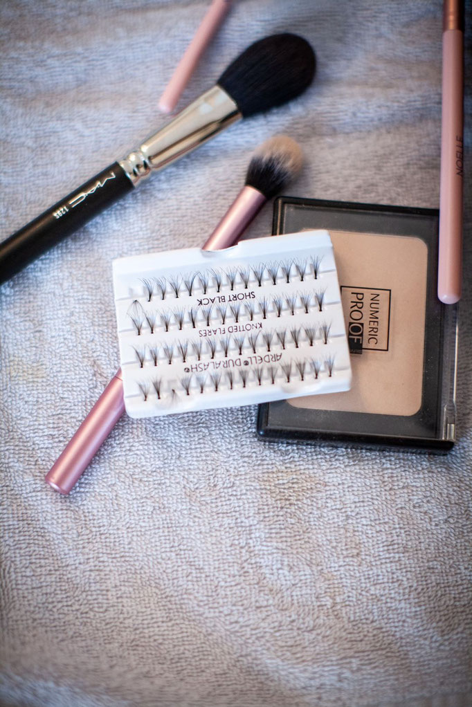 Getting ready Produkte Wimpern Pinsel Puder - Mariposa Styling mit Stil Wien und Umgebung
