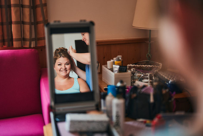 Getting ready Braut Spiegel- Mariposa Styling mit Stil Wien und Umgebung ©Roman Pfeiffer