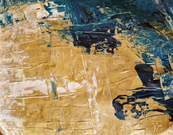 Sand am Meer  |  50 x 40 cm  |  Upcycling