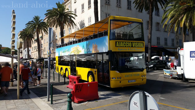 ajaccio auf eigene faust mit fahrrad
