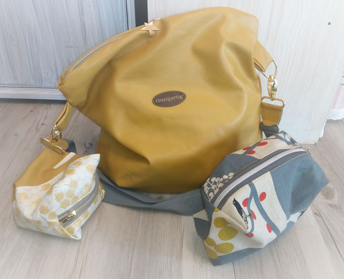 Taschen genäht im Kurs