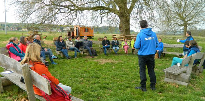 Auch im Herbst nutzbar: das Grüne KLassenzimmer (Foto: Corinna Willführ)