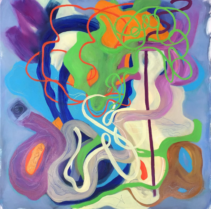 "JOURNEYS"  36 X 36    Exclusively at A'EO Fine Art, Greensboro NC 