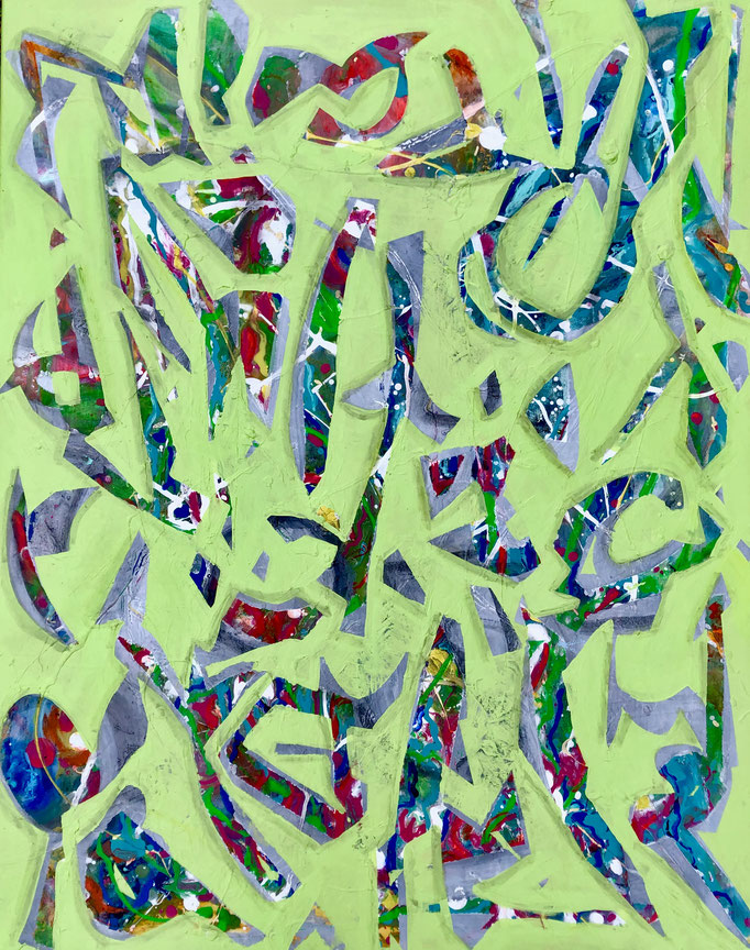 "FRAGMENTS OF ALOHA" 30X24  Exclusively at A'EO Fine Art, Greensboro NC