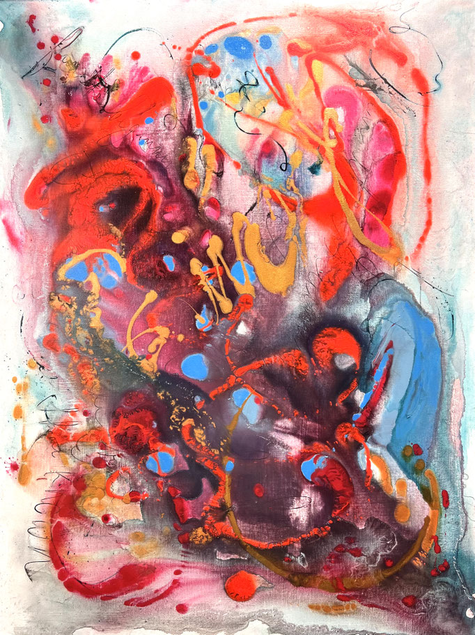 "FROM THE BEGINNING". 40X30 $4400