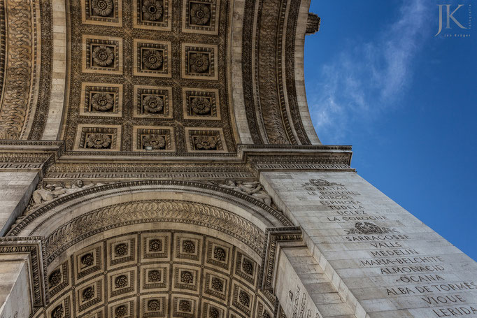 Paris, Arc de Triomphe, perspektivisch