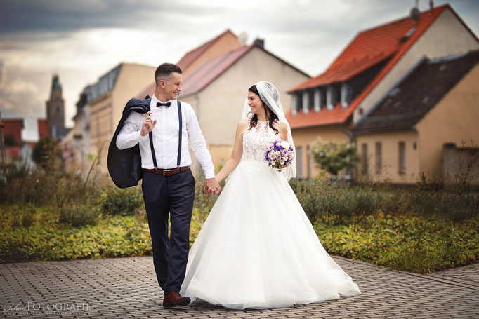 Hochzeitsreportage Brautpaarbilder Jüterbog