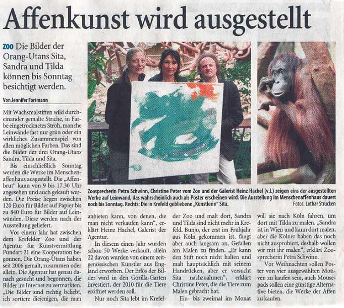Westdeutsche Zeitung, 11.10.2008