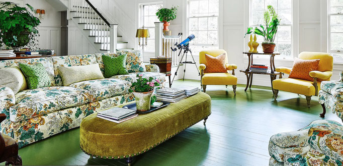 East Hampton residence, color by Eve Ashcraft