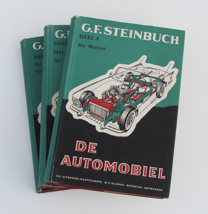 De Automobiel. Deel 1, 2 en 3. G.F. Steinbuch, 1962.