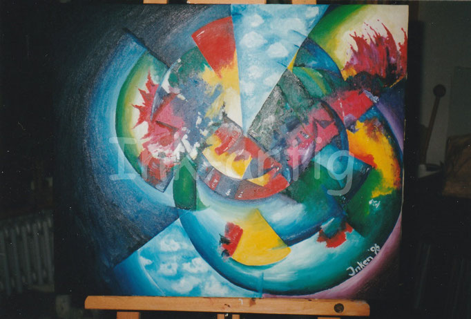 50x70, 1996, Öl auf Leinwand, verkauft