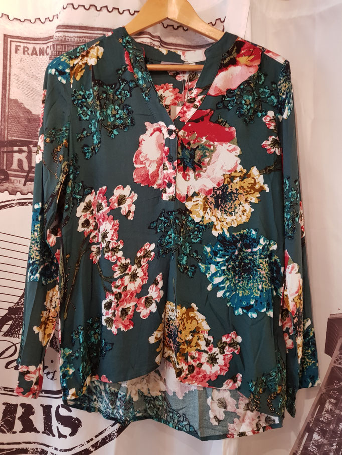 Blumen Bluse Ausverkauft