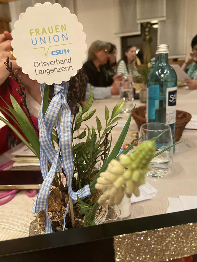 Jahreshauptversammlung bei der Frauen-Union Langenzenn mit Ehrungen!