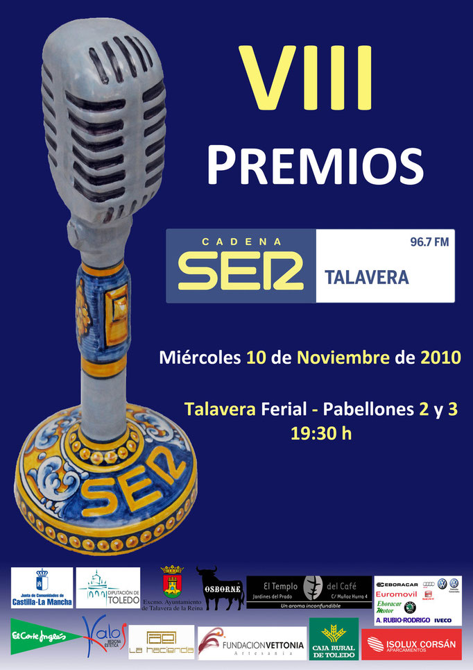 Cartel VIII Premios Ser Talavera