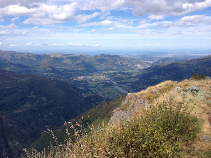 Vallée d'Argelès-Gazost depuis le Pic de Viscos