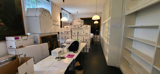 Die Biblothek ist eingepackt 25.06.25