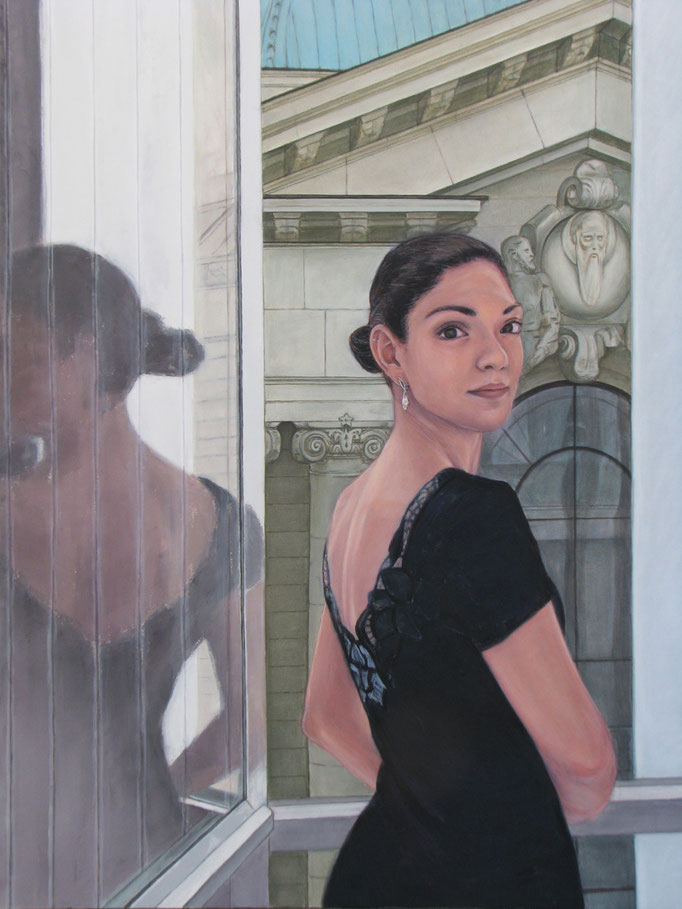 "Dominique", 120 x 90 cm, oil on canvas, 2015