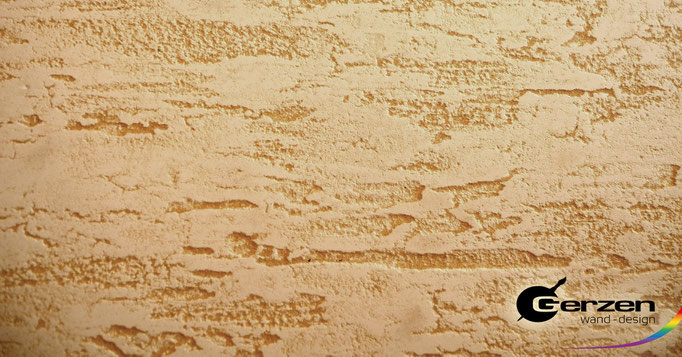 Reliefspachtel farblich lasiert von GERZEN wand-design