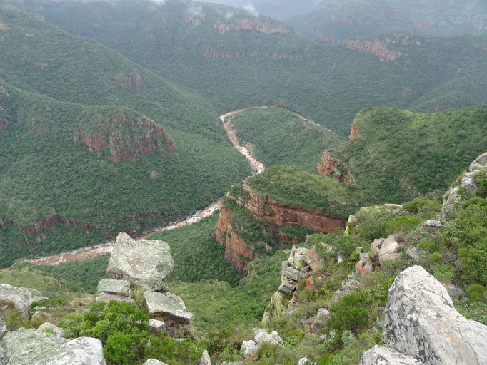 Blyde River Canyon Richtung Bourke`s Luck