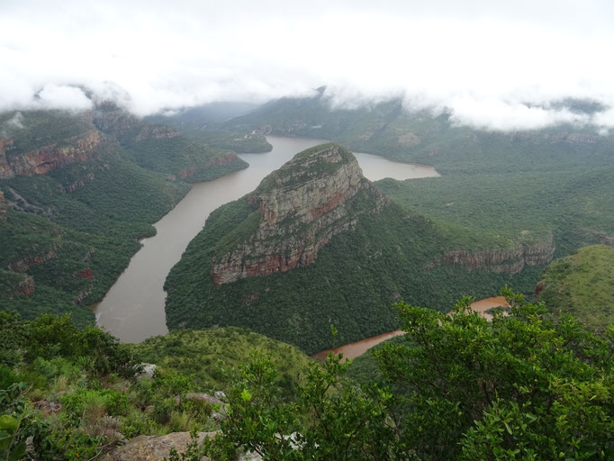 Blyde River Canyon Richtung Dam