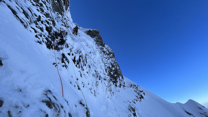 Corentin dans le crux - Folie Douce - Grande Casse