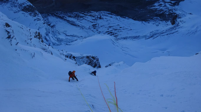 Les pentes de neige - Folie Douce - Grande Casse