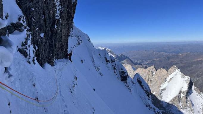 La traversée avant le placage clé - Folie Douce - Grande Casse